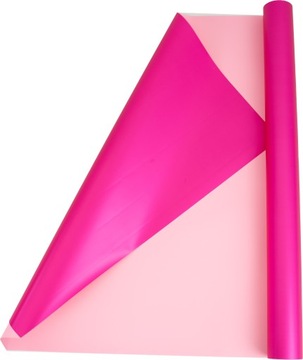 Folia florystyczna papier ozdobny do kwiatów folia dwukolorowa 10m x 58cm