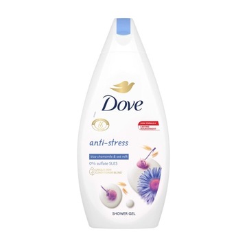 DOVE ŻEL POD PRYSZNIC WOMEN 450ML ANTI-STRESS BLUE CHAMOMILE&OAT MILK