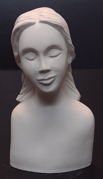 ULA popiersie gipsowe głowa kobiety do utwardzania