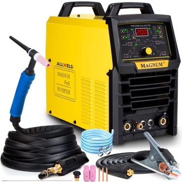 SPAWARKA TIG AC DC MAGNUM THF 235P PULS MMA 230V 200A ALUMINIUM IGBT HF