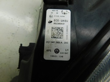 SVĚTLO LEVÝ PŘEDNÍ FULL LED - VW TAIGO 2021- 2G7941005A