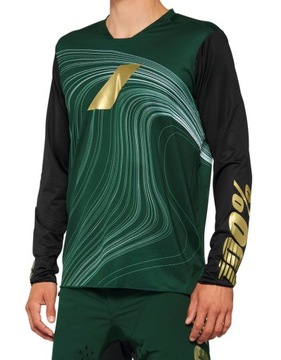 Koszulka rowerowa 100% R-CORE X Jersey Green roz M