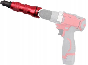 ЗАКЛЕПКА-ГАЙКА ЗАКЛЕПКА М3-М10 ПЕРЕХОДНИК ДЛЯ ДРЕЛ И ОТВЕРТОК