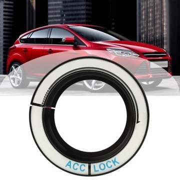 KROUŽEK SVÍTÍCÍ KRYTU SPÍNACÍ SKŘÍŇKA DO FORD FOCUS 2005-2018 ČERNÁ