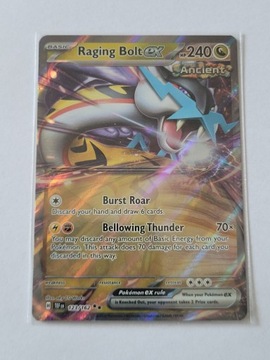 Raging Bolt ex (TEF 123) 123/162 Double Rare Temporal Forces Pokemon TCG