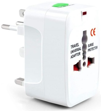 3 СЕТЕВЫХ АДАПТЕРА ДЛЯ РОЗЕТОК ВЕЛИКОБРИТАНИЯ, ЕС