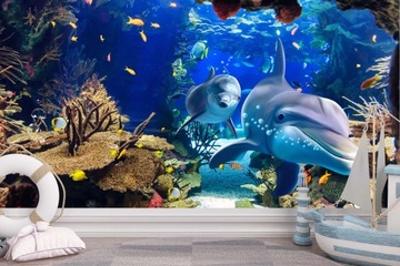 Nowoczesna fototapeta na ścianę dla dzieci tapeta do pokoju Ocean 148x220