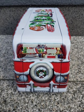 Скидка! Новогодние контейнеры: Дед Мороз + АВТОБУС