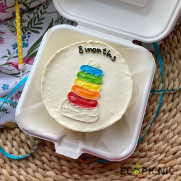 Коробка для бургеров Bio Bento Box Коробка для бургеров 152*152*76мм 500шт BIO