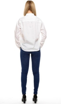 LEE koszula REGULAR white PLAIN SHIRT _ M