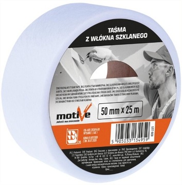 TAŚMA Z WŁÓKNA SZKLANEGO 50mm/25m MOTIVE