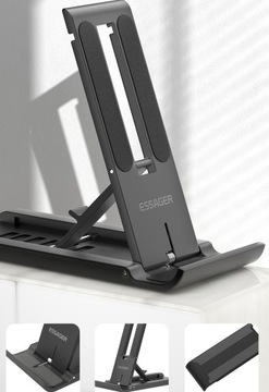 Черная подставка ESSAGER для смартфона и планшета