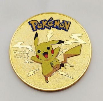 PIKACHU , POKEMONY - Pamiątkowa moneta, żeton