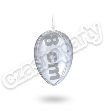 Яйцо акриловое 8 см 5 шт.