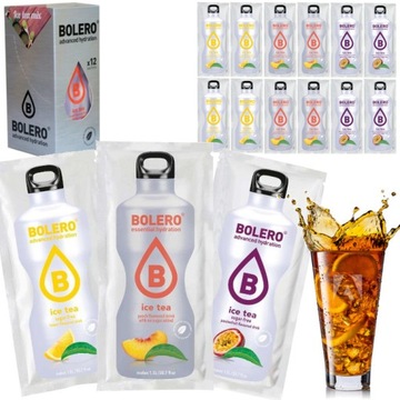 BOLERO DRINK 12 x 8 g mix 3 smaków ICE TEA HERBATA