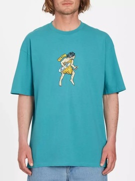 Koszulka Volcom męska T-Shirt print bawełna r. M