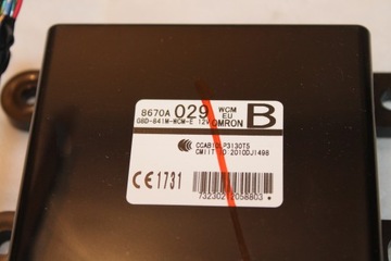 MODUL ŘÍZENÍ KEYLESS MITSUBISHI OE 8670A029