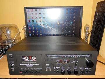 Винтажный магнитофон AKAI AC-3500L, ресивер, 1978 г.