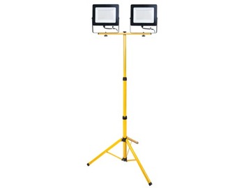 STATYW ROZSUWANY X2 + 2x NAŚWIETLACZ LED HALOGEN 100W 4500K