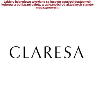 Zestaw do hybryd lakier Claresa LAMPA + gratisy