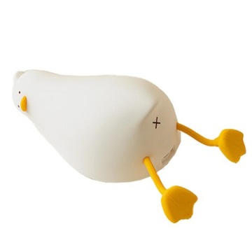 Лежащая плоская утка Ночной светильник Led Squishy Duck Lamp