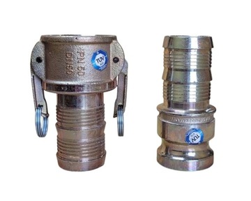 Złączki camlock do węża DN50 LUDECKE - KOMPLET