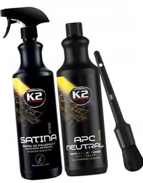 K2 PRO APC 1L PĘDZEL ZESTAW DO CZYSZCZENIA WNĘTRZA