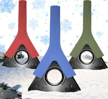 МОЩНЫЙ СКРЕБОК ДЛЯ ЛЕДЯНЫХ ОКОН ФИНСКИЙ СКРЕБОК KUNGS MID-IS 25 СМ, 3 НАКОНЕЧНИКА