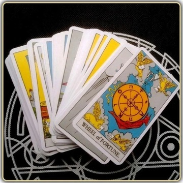 НАБОР КЛАССИЧЕСКИХ КАРТ ТАРО Всадник ТАРО 78 КАРТ ПОЛЬСКАЯ ИНСТРУКЦИЯ