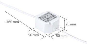 БЛОК ПИТАНИЯ СВЕТОДИОДОВ 12В 2,5А 30Вт IP67 ESPE LP3012CV