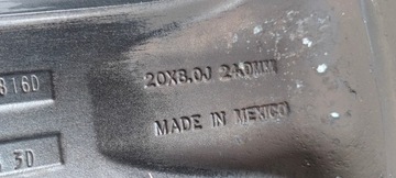 KOLA RÁFKY 20" DODGE CHARGER CHALLENGER