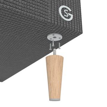 Ножки Ножки деревянные, белые, 10 см + комплект листов