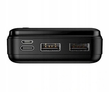 POWERBANK 10000 mAh 2x USB + USB MICRO USB TYP-C