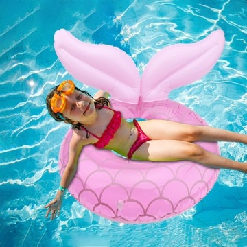 НАДУВНОЕ КОЛЬЦО С ХВОСТОМ РУСАЛОЧКИ ДЛЯ МАЛЕНЬКОГО РЕБЕНКА