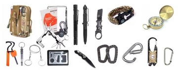 18W1 ZESTAW SURVIVALOWY LATARKA TORBA SURVIVAL KIT