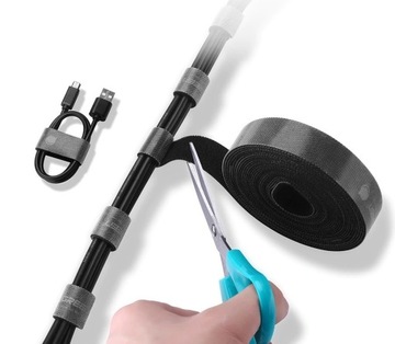 UGREEN ПРОЧНЫЙ НЕЙЛОНОВЫЙ ОРГАНАЙЗЕР КАБЕЛЬНАЯ СВЯЗКА НА ЛЕНТЕ-ВЕЛКРО 5М