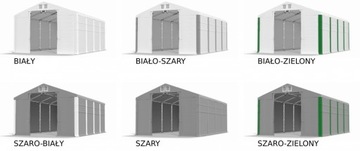 Namiot MAGNUS 8x8-4 magazynowy RÓŻNE KOLORY