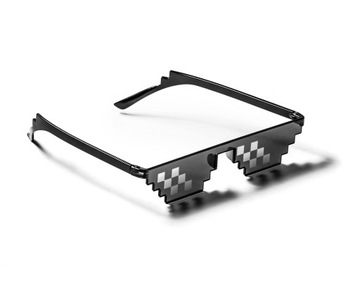 ПИКСЕЛЬНЫЕ ОЧКИ ПИКСЕЛЬНЫЕ ЗАБАВНЫЕ ДЛЯ ВЕЧЕРИНКИ ФОТОКАБИНЫ ДЛЯ ВЕЧЕРИНКИ ИГРУШКА MINECRAFT