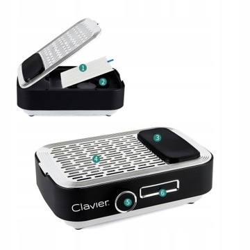 КАССЕТНЫЙ ПЫЛЕСБОРНИК ДЛЯ НОГТЕЙ 80 ВТ, БЕСПРОВОДНАЯ ПОДДЕРЖКА PAL REST