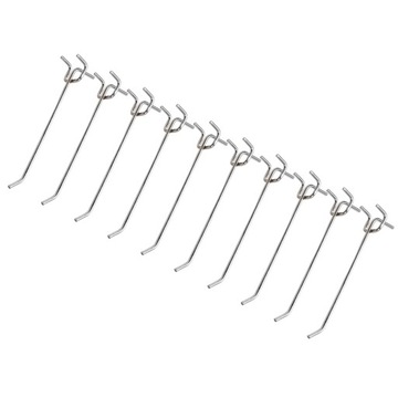 10 sztuk haczyków do pegboardów haczyki do listew ściennych akcesoria do stylu Hobby B