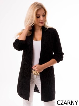 ТОЛСТОГО ПЛЕТЕНИЯ, ДЛИННЫЙ ДЖЕМПЕР, КАРДИГАН, КАРДИГАН