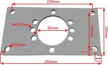 SILNIK HYDRAULICZNY 80 cm3 GR3 MOCOWANIE TULEJA