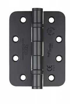 ZAWIAS SPLATANY DRZWIOWY CZARNY 102x76mm DUŻY 1szt