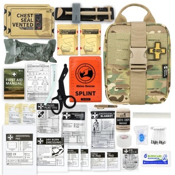RHINO RESCUE-SE IFAK Trauma First Aid Kit Molle Medical Pouch for Car Home
