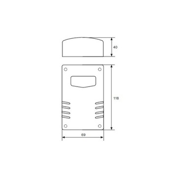 Датчик сумерек белый CZ-2.1500W 240В 10А IP44 CZ-CZ2000-00
