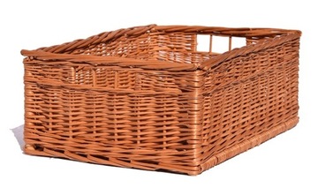 Skrzynka wiklinowa REGAŁ Pojemnik z wikliny 40 cm