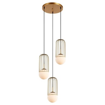 Italux Matty MDM-3939/3 GD lampa wisząca żyrandol