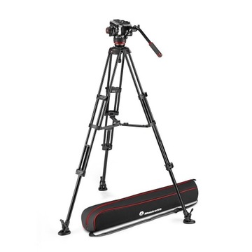 Zestaw Manfrotto Twin Alu głowica 504X środ. rozp