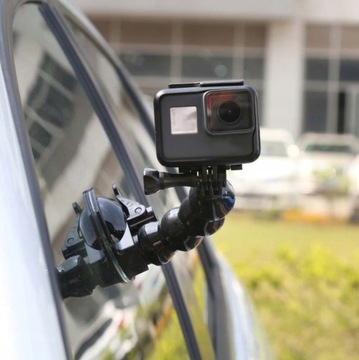 Держатель на присоске на окно автомобиля для камер телефонов GoPro DJI Insta