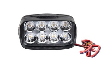 ГАЛОГЕННАЯ ФАРА 8x LED МОТОЦИКЛ MOTOR QUAD